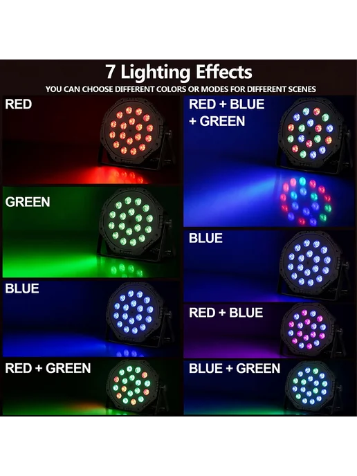 saimili RGB-светильник для сцены 18 LED 6 Вт USB 1PCS, 6 Вт, 1 шт, фото 4