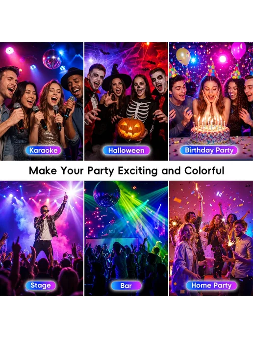 saimili RGB-светильник для сцены 18 LED 6 Вт USB 1PCS, 6 Вт, 1 шт, фото 6
