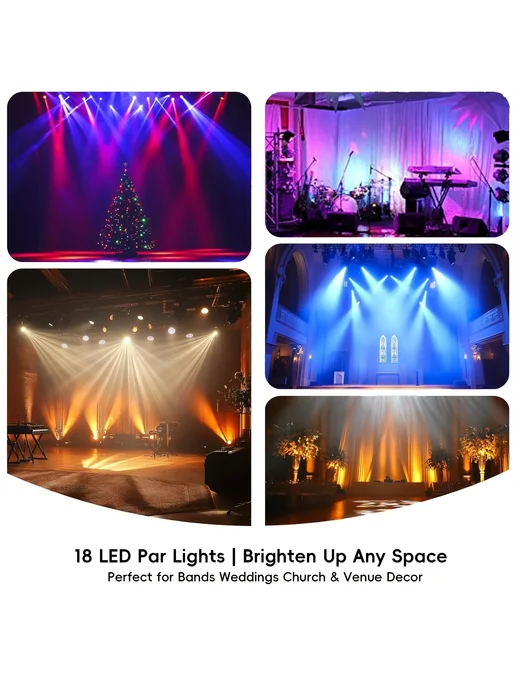 saimili RGB-светильник для сцены 18 LED 6 Вт USB 1PCS, 6 Вт, 1 шт, фото 7