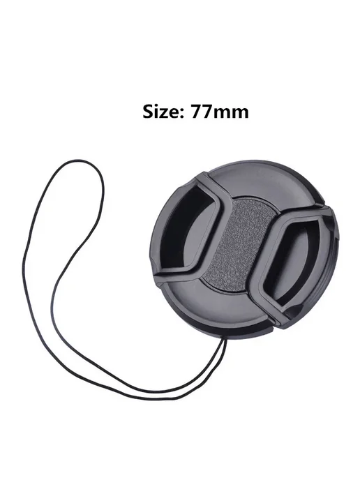 Mrgabwte Крышка для объектива 72mm, черная, 1 шт
