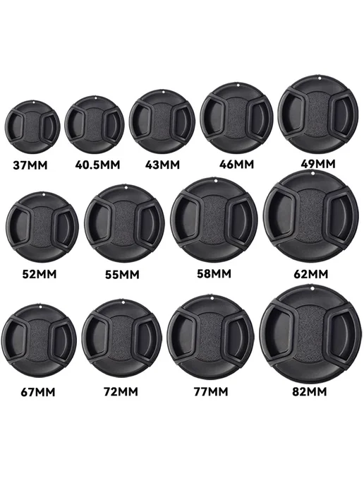 Mrgabwte Крышка для объектива 72mm, черная, 1 шт, фото 2