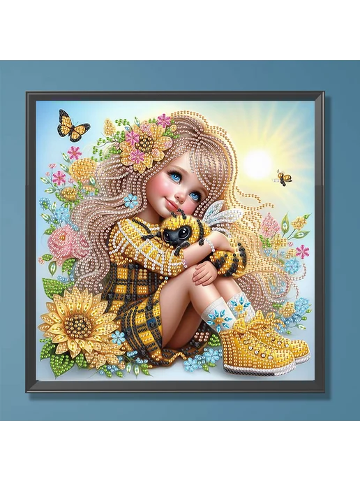 Набор для 5D алмазной мозаики Cute 30x30см DIY, 30x30 см