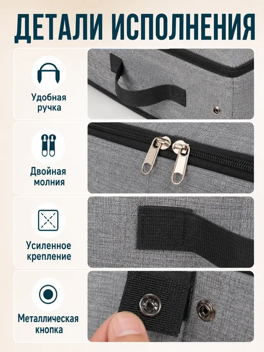 Портативный складной ящик для кошачьего туалета с крышкой, вариант, фото 4