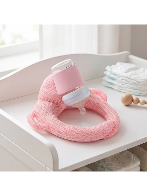 Держатель для бутылки рук эргономичный, дышащий, Pink, розовый, фото 2