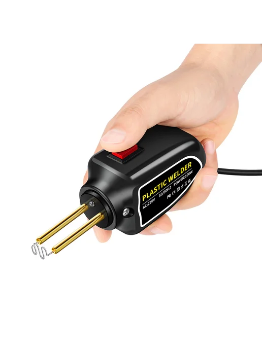 Пластиковая сварка 100W Hot Stapler для авто, ремонт (черный, 100 Вт, фото 4