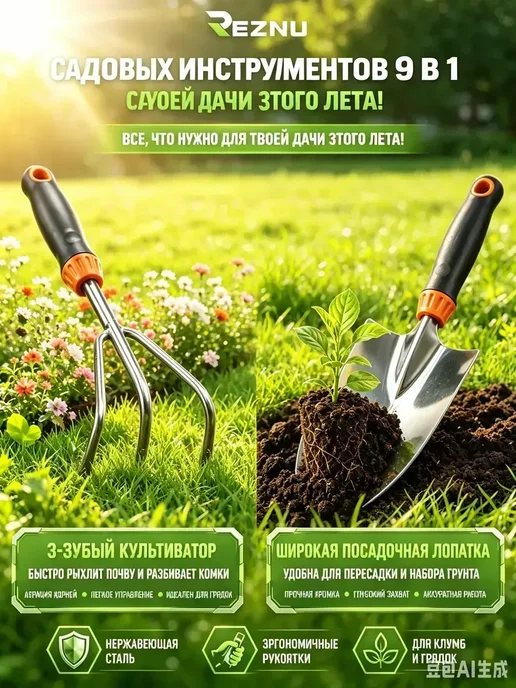 тяпка боровик, черный, фото 7