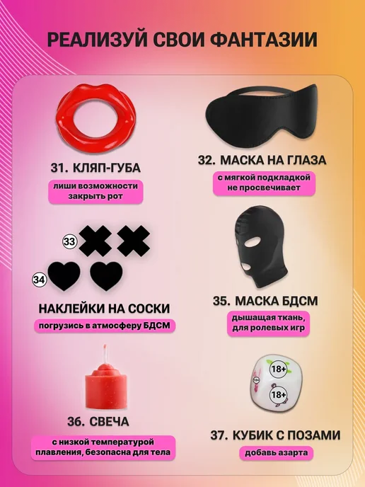 SpenceFox Набор 37 секс игрушек для взрослых 18+, вариант, фото 7