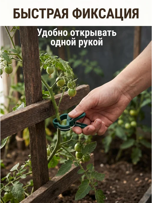 Подвязка для растений 5 см x 3 см 100 шт, 100 шт, фото 4