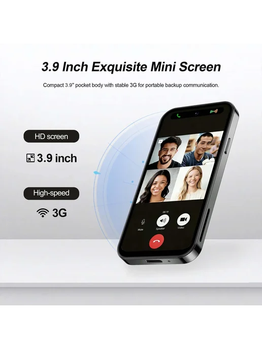 Смартфон SERVO S16 Mini 2/16 ГБ, розовый, фото 3
