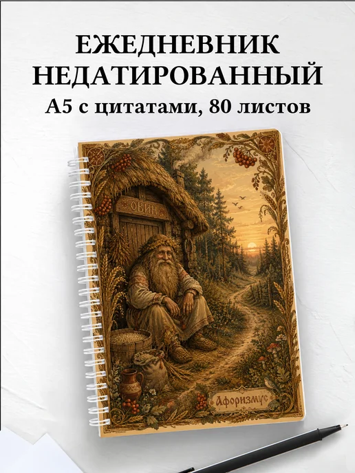 Ежедневник недатированный Овинник с мотивирующими цитатами