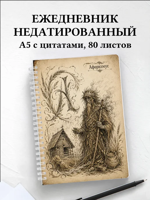 Ежедневник недатированный Овинник с мотивирующими цитатами