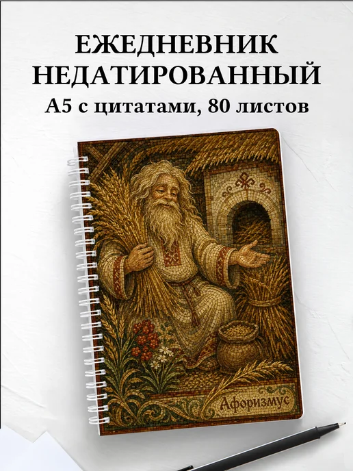 Ежедневник недатированный Овинник с мотивирующими цитатами