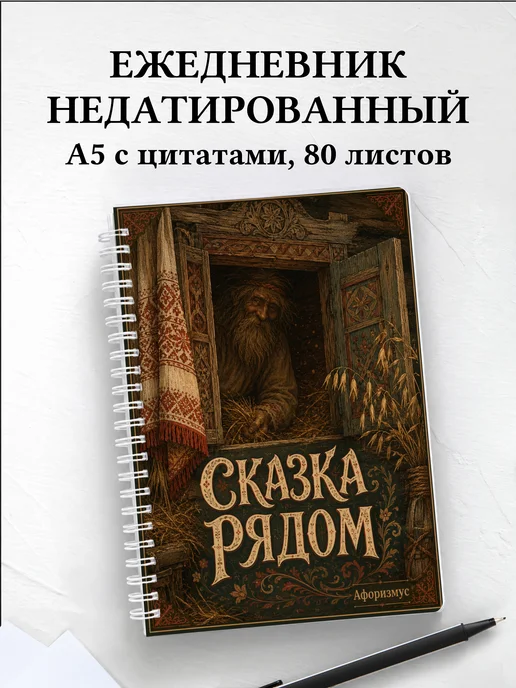 Ежедневник недатированный Овинник с мотивирующими цитатами