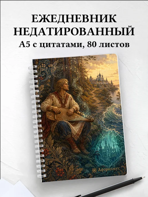 Ежедневник недатированный Садко с мотивирующими цитатами