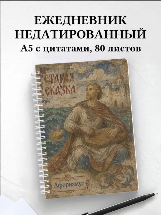 Ежедневник недатированный Садко с мотивирующими цитатами