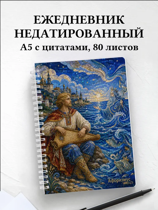 Ежедневник недатированный Садко с мотивирующими цитатами