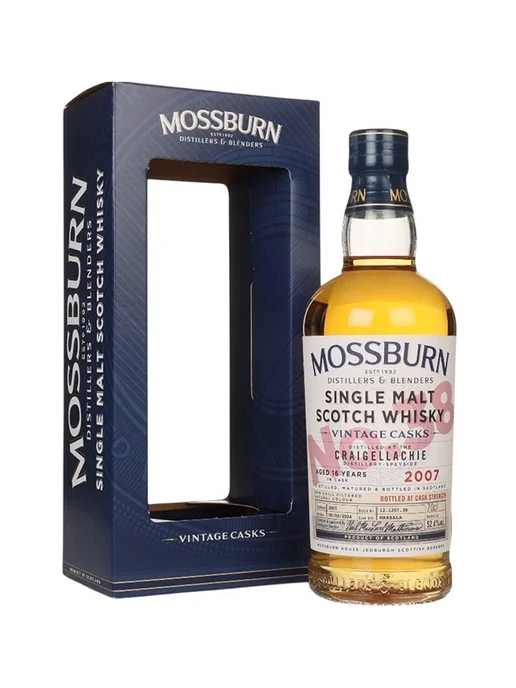 Mossburn Моссберн Винтаж Каскс №38 Крэйгеллахи 2007, 700 мл
