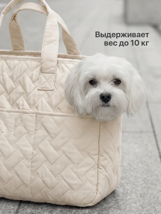 SSY Переноска сумка для кошек и собак мелких пород, белый, фото 2