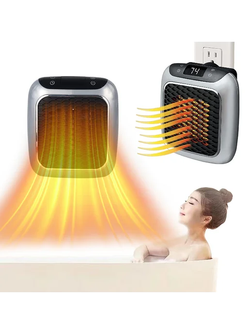 Малый обогреватель Plug In мини, настенный, переносной, вент, вариант, фото 3