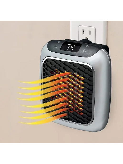Малый обогреватель Plug In мини, настенный, переносной, вент, вариант, фото 5