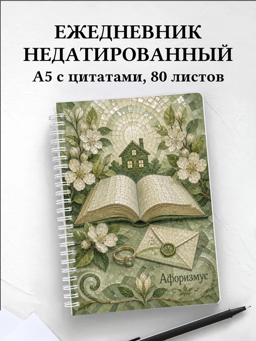 Ежедневник недатированный Эмма с мотивирующими цитатами