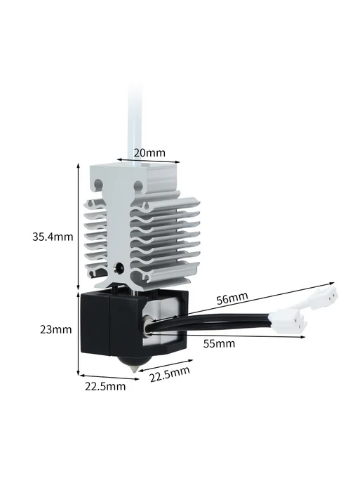 CREATIVITY Bimetal Hotend Kit для Ender 3 V3 SE, белый, фото 7