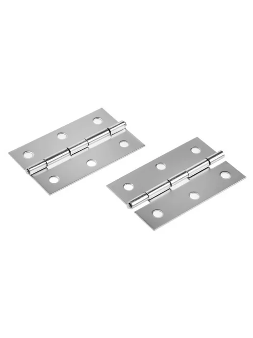 <> Петля накладная 60х37х0.9 мм хромовая, 3 шт, 60x37x0.9 мм, 3 шт