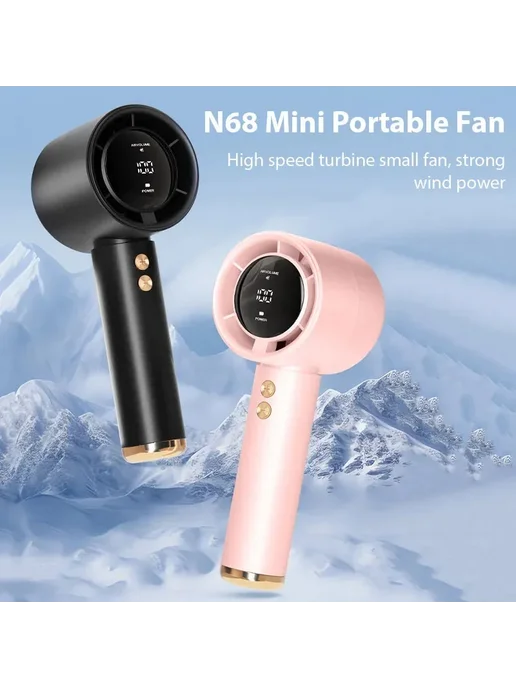 ZHUANGHUAN Портативный вентилятор розовый USB, розовый, фото 2