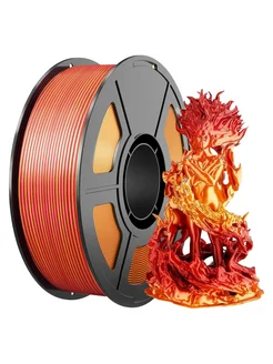 Нет бренда Красная и золотая PLA нить 1.75 мм для 3D-печати