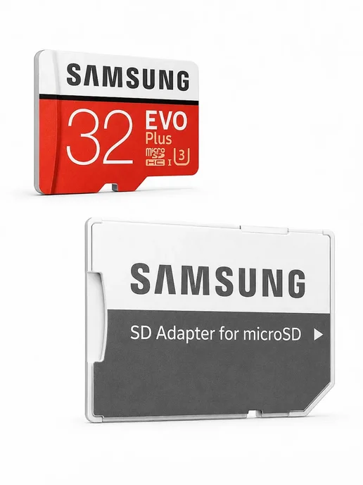 ка33 Карта памяти 32 гб Micro sd 32 c адаптером, 32 ГБ, фото 5