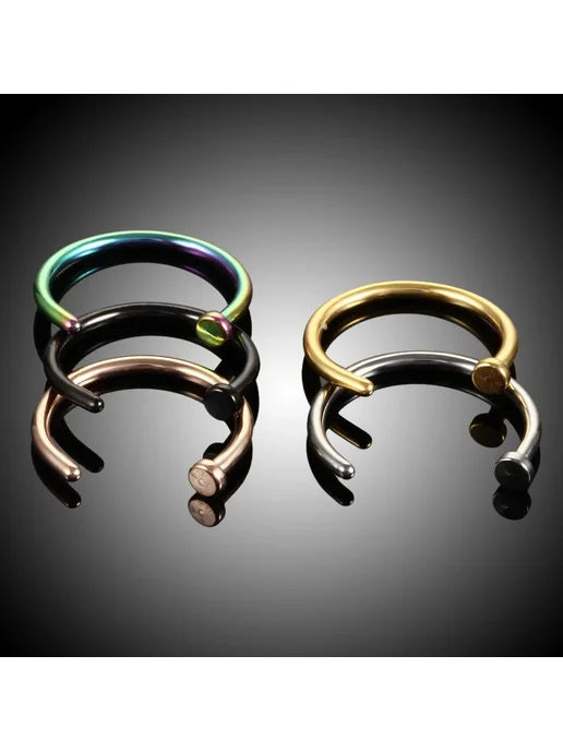 SWANJO Титановый коннектор для пирсинга, 16G 1.2mm, 8mm, 3mm, Style, 16 г, фото 6