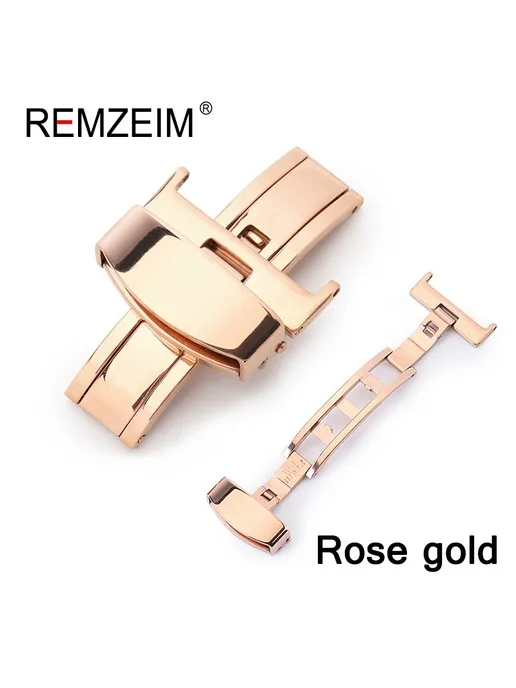 REMZEIM Браслет для часов 20 мм, Rose gold, C4, золотой