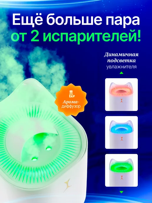 Wiardum Увлажнитель воздуха для дома, белый, фото 4