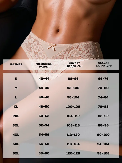 KODALIFE Набор трусов стринги хлопок с высокой посадкой 5 шт, 6 шт, фото 4