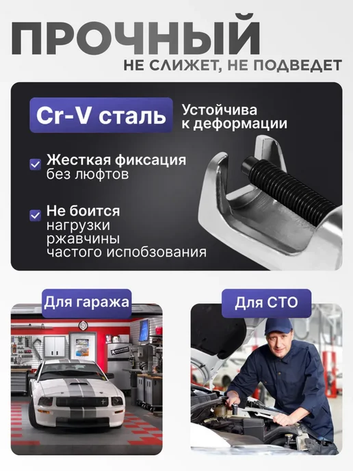 Универсальный съемник для шаровых опор, серый, фото 2