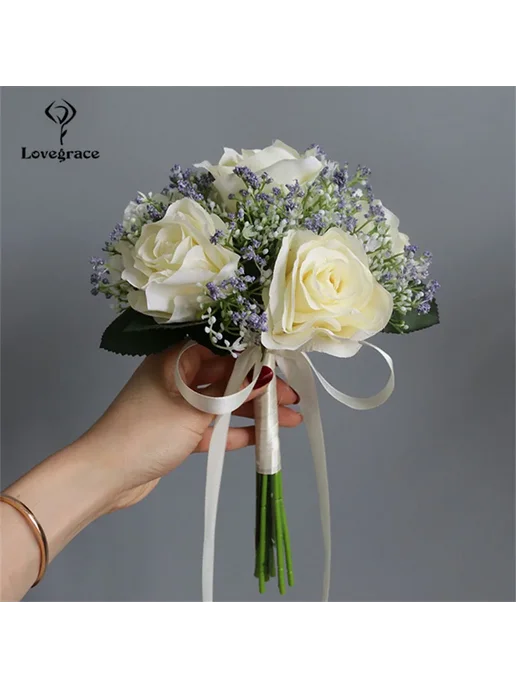 Lovegrace Букет роз красный искусственный, красный, фото 4