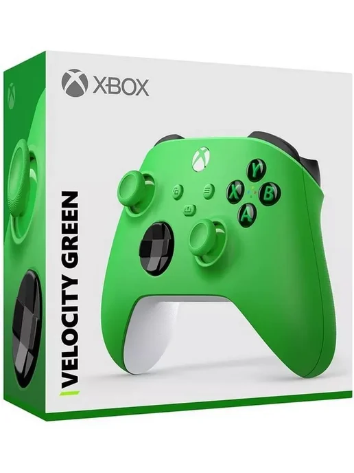 Microsoft Беспроводной геймпад Xbox Velocity Green, зеленый, фото 5