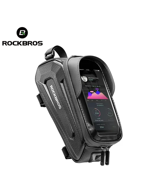 Rockbros Велосипедная сумка черная 6.0inch, черный, фото 2