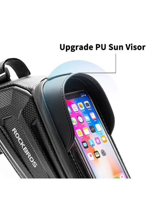 Rockbros Велосипедная сумка черная 6.0inch, черный, фото 6