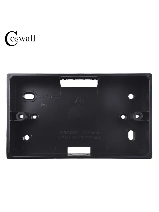 Нет бренда Коробка Coswall для выключателей и розеток White 6pcs, 6 шт, фото 3