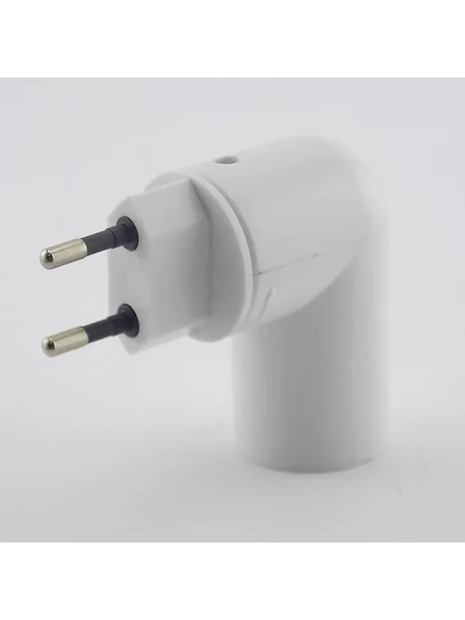 QvvCev Адаптер лампы E27 белый, EU Plug, белый, фото 3