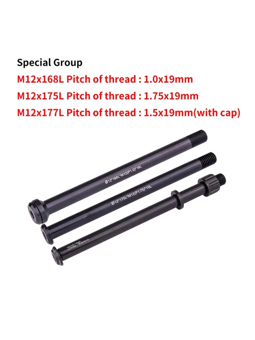 ZTTO Велосипедные втулки 7075, 12x120LxM12(P1.0)x15, цвет, 15 цв., фото 6