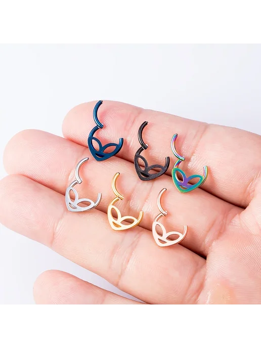 HONGTU implant Серьги пирсинга HONGTU 16г EW40025RB, 16 г, фото 7