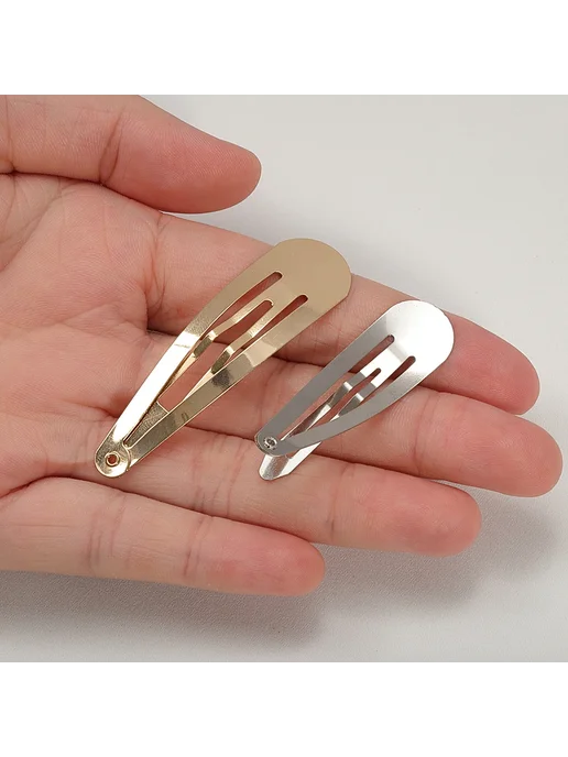 MOONMADE Металлические заколки для волос 32mm, 50pcs, золотой, фото 5