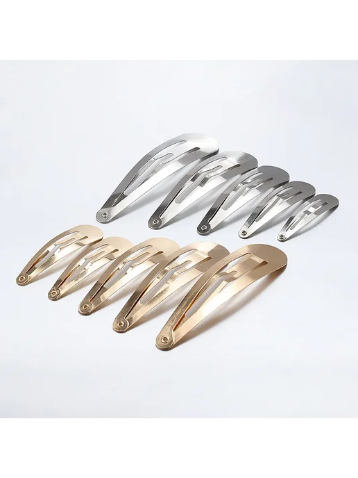 MOONMADE Металлические заколки для волос 32mm, 50pcs, золотой, фото 6