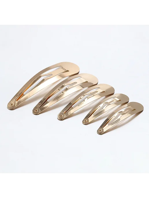 MOONMADE Металлические заколки для волос 32mm, 50pcs, золотой, фото 7