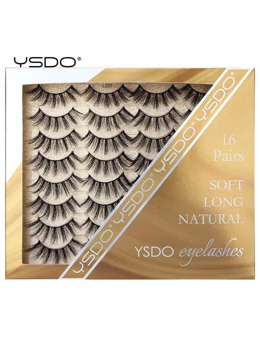 YSDO накладные ресницы 3 5 16 пар 16pairs - L201, вариант