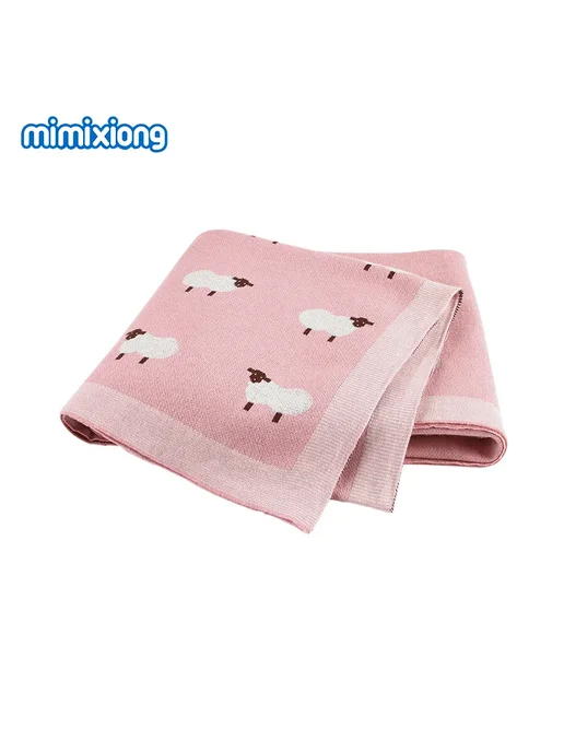 MiMiXiong Детское одеяло розовое, 100*80 см, 82W520-1, 100x80 см