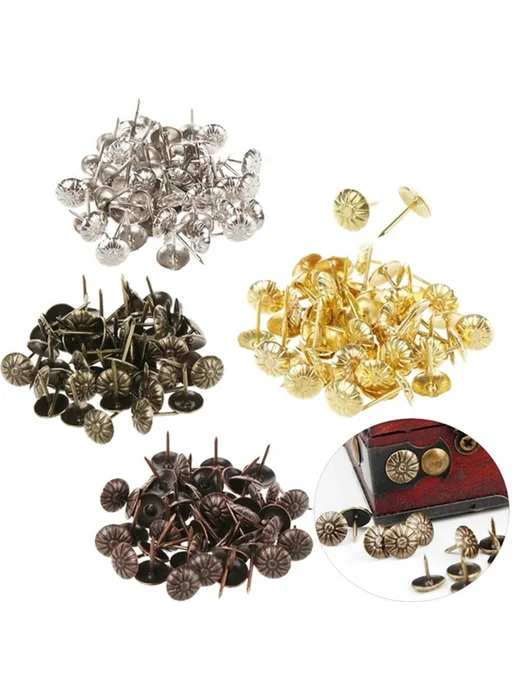 coolcells Декоративные гвозди 100 шт. 100pcs-Silver, 100 шт, фото 2