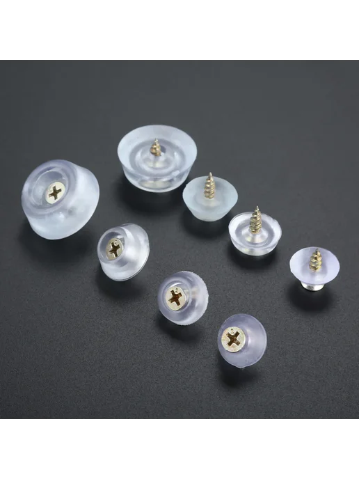 Прозрачные колпачки на ножки мебели 15mm, 10 шт, 10 шт, фото 4